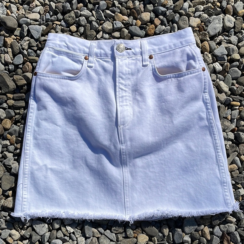 Rag & Bone Moss Denim Skirt - Picture 5 of 13